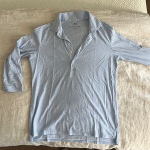 Renwick - 3/4 sleeve striped polo shirt